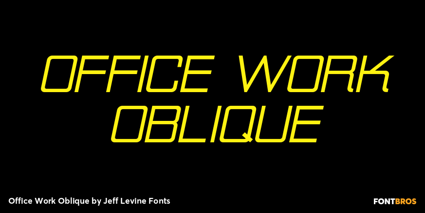 Office Work Oblique Poster