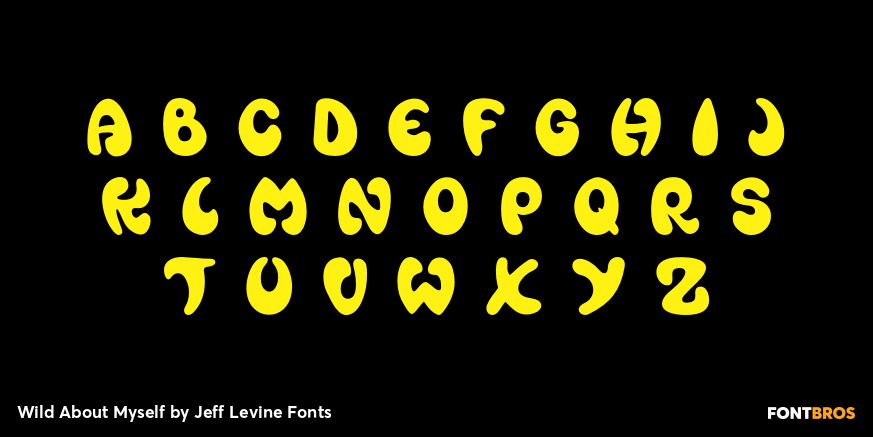 Wild About Myself Font Poster #2