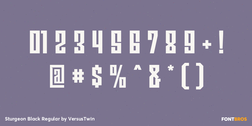 Sturgeon Black Regular Font Poster #4
