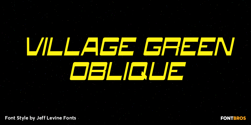 Village Green Oblique Poster