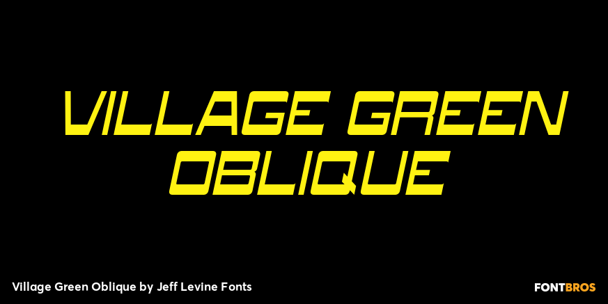 Village Green Oblique Poster