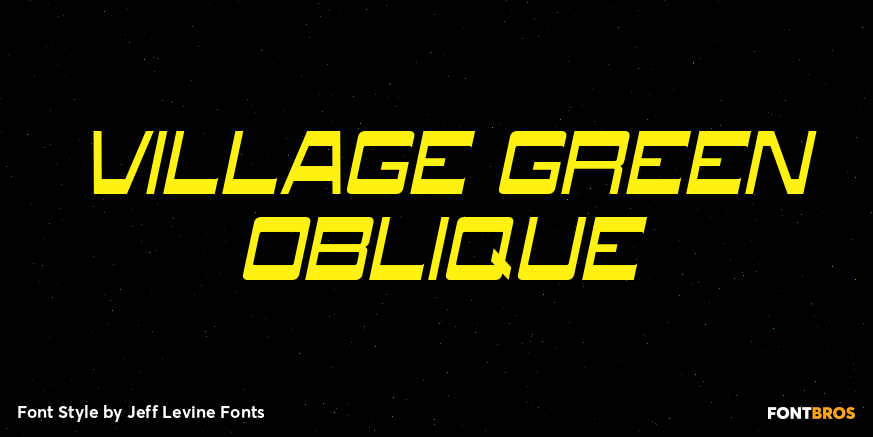 Village Green Oblique Poster