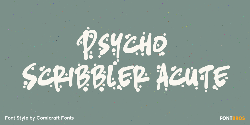 Psycho Scribbler Acute Poster