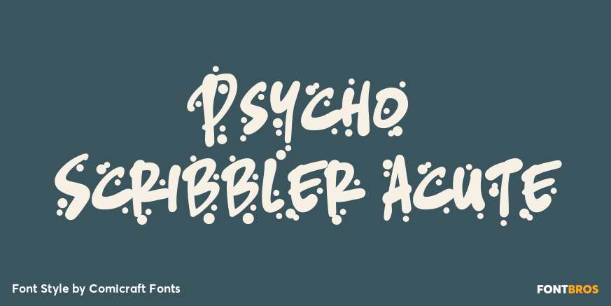Psycho Scribbler Acute Poster