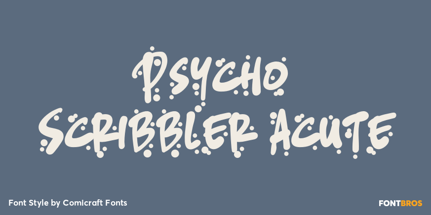 Psycho Scribbler Acute Poster