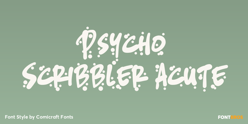 Psycho Scribbler Acute Poster