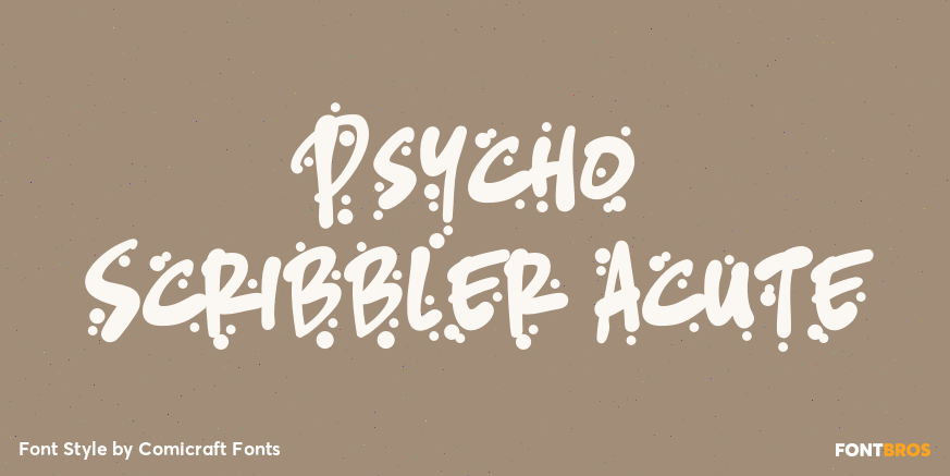 Psycho Scribbler Acute Poster