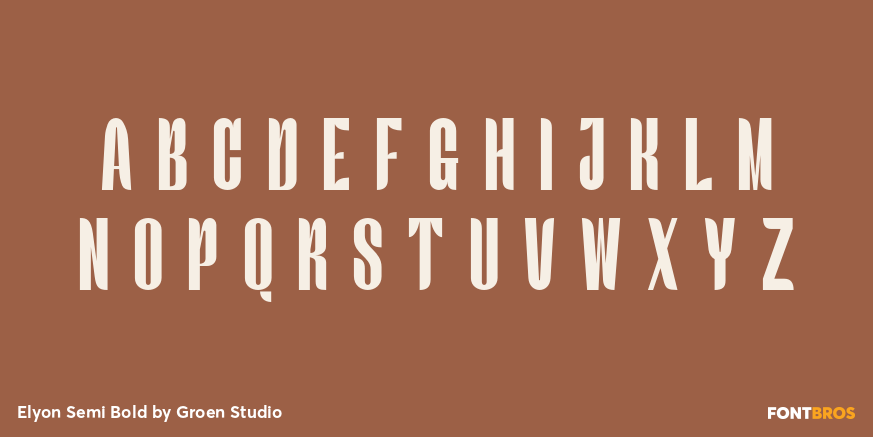 Elyon Semi Bold Font Poster #2