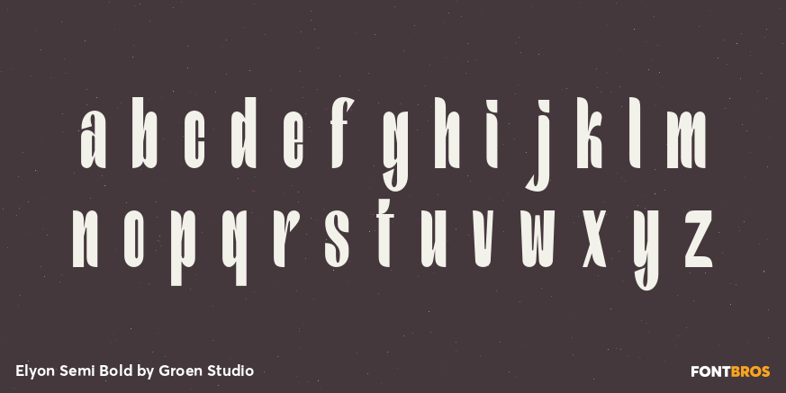 Elyon Semi Bold Font Poster #3