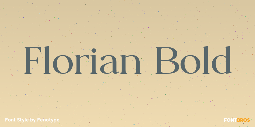 Florian Bold Poster
