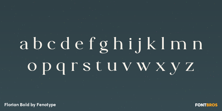 Florian Bold Font Poster #1