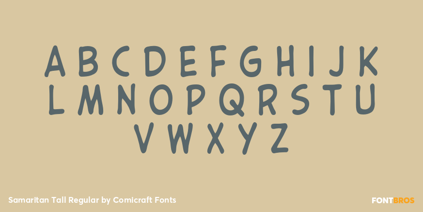 Samaritan Tall Regular Font Poster #3