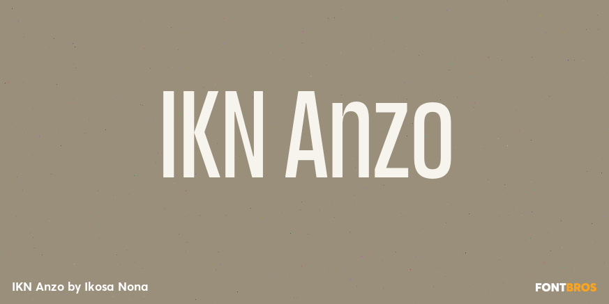 IKN Anzo Font Poster #1