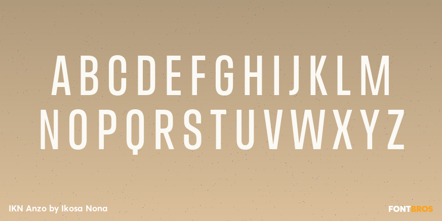 IKN Anzo Font Poster #2