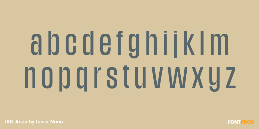 IKN Anzo Font Poster #3