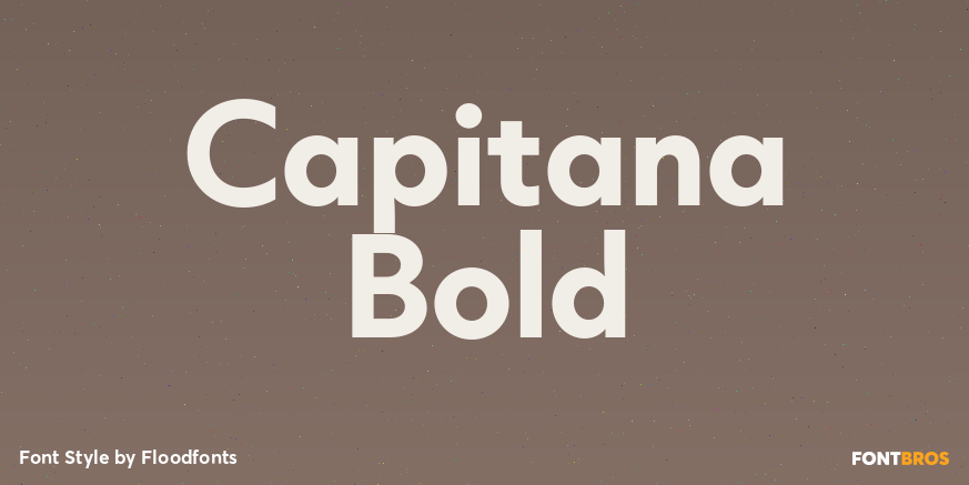 Capitana Bold Poster