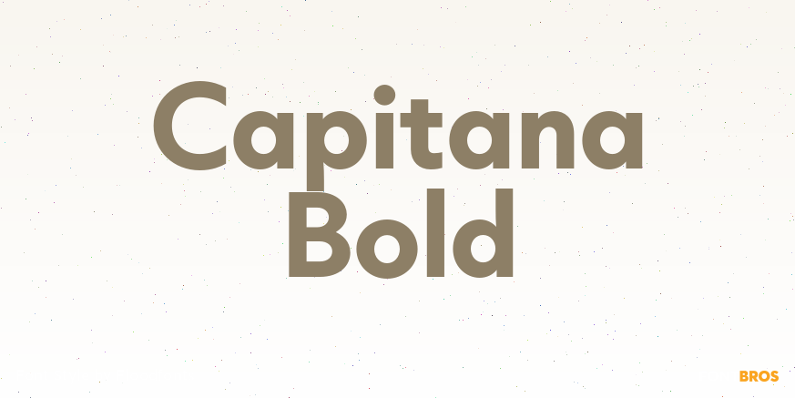 Capitana Bold Poster
