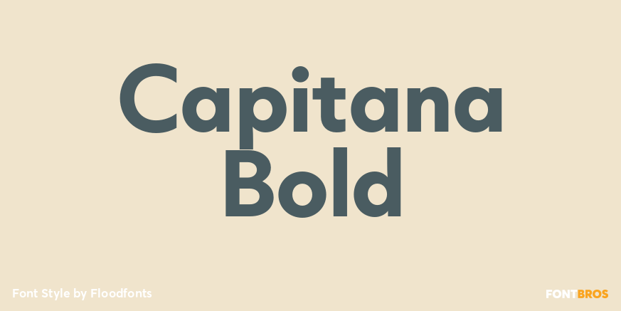 Capitana Bold Poster