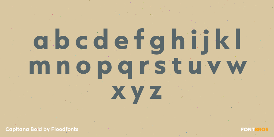 Capitana Bold Font Poster #3