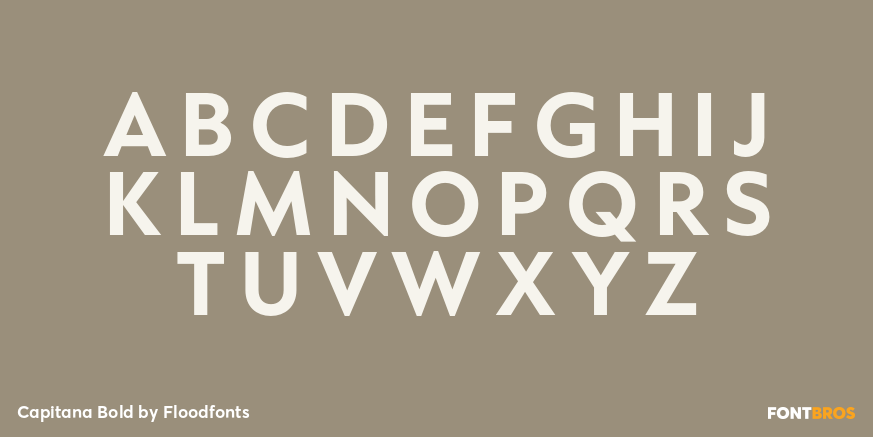 Capitana Bold Font Poster #1
