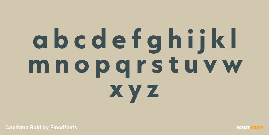 Capitana Bold Font Poster #1