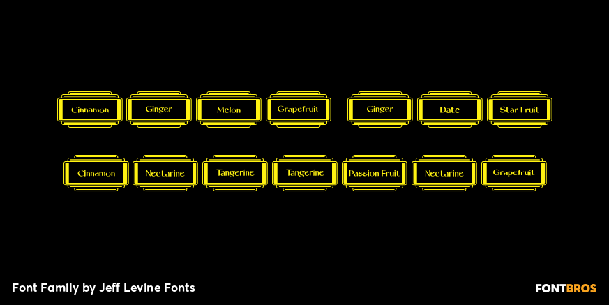 Jams and Jellies Font Poster