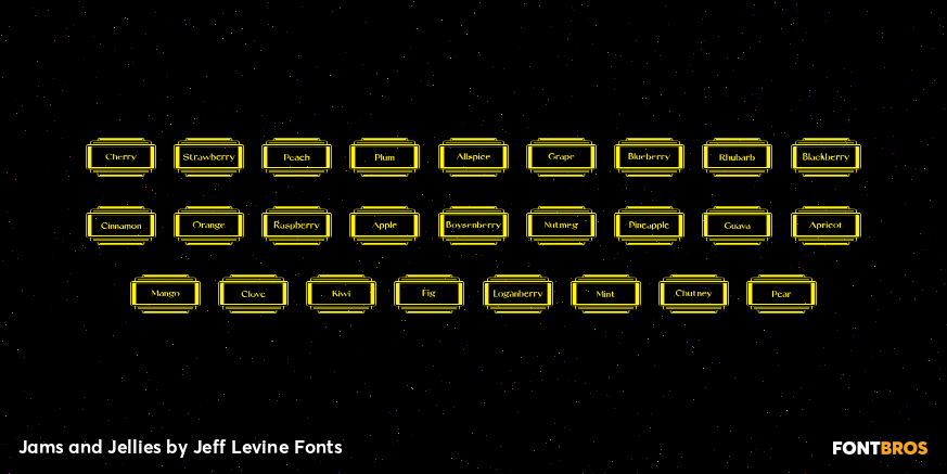 Jams and Jellies Font Poster #2