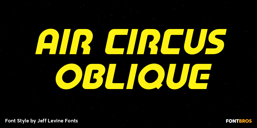 Air Circus Oblique Poster