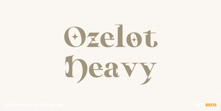 Ozelot Heavy Poster