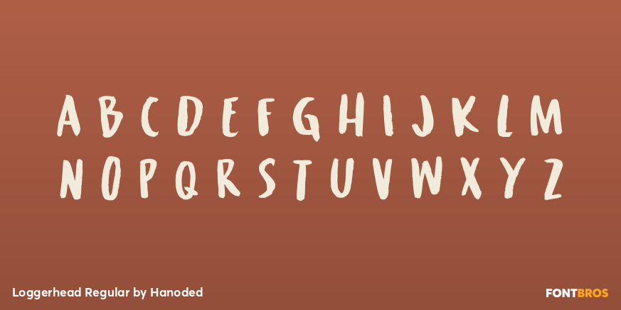 Loggerhead Regular Font Poster #2