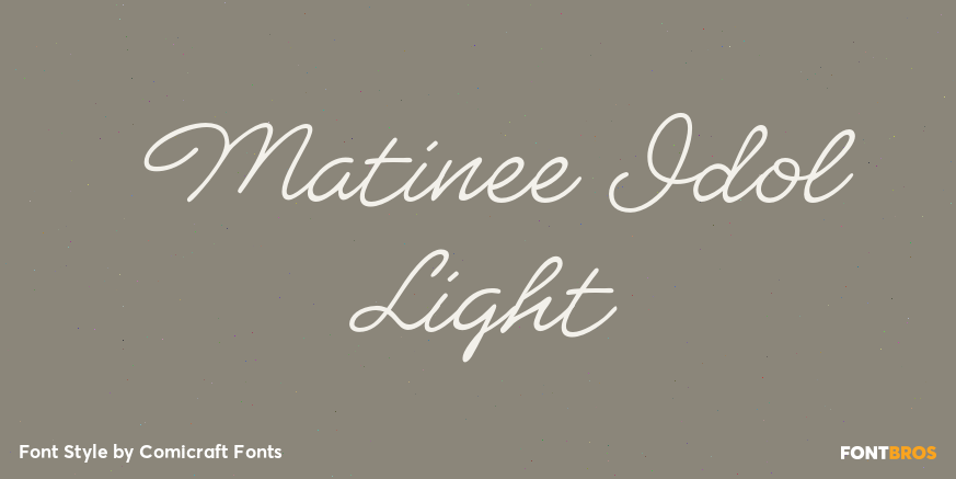 Matinee Idol Light Poster