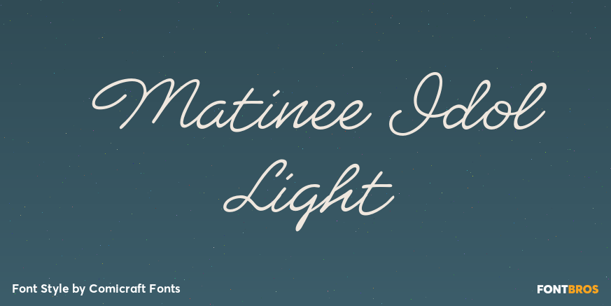 Matinee Idol Light Poster