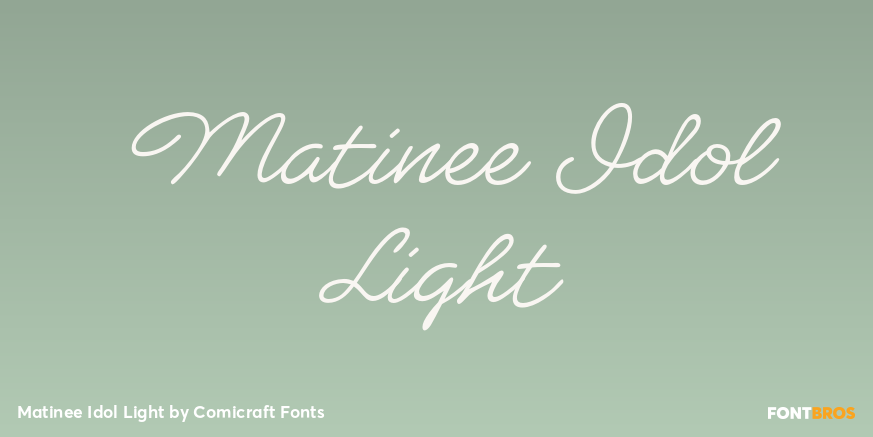 Matinee Idol Light Poster
