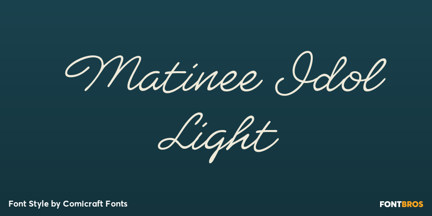 Matinee Idol Light Poster