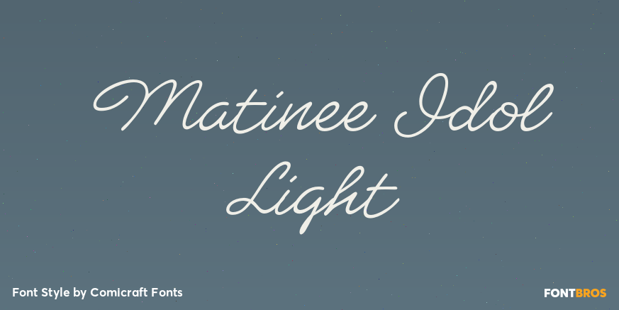 Matinee Idol Light Poster