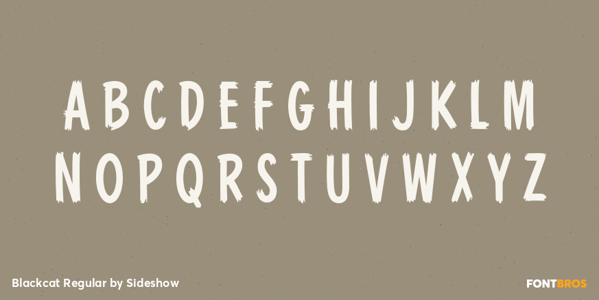 Blackcat Regular Font Poster #2