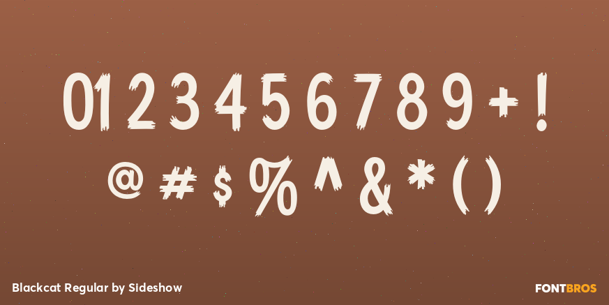 Blackcat Regular Font Poster #4