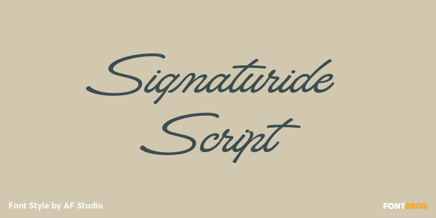 Signaturide Script Poster