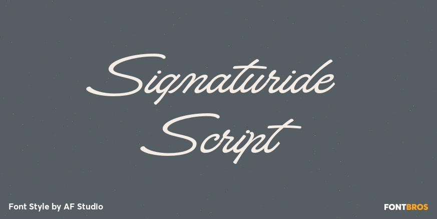 Signaturide Script Poster