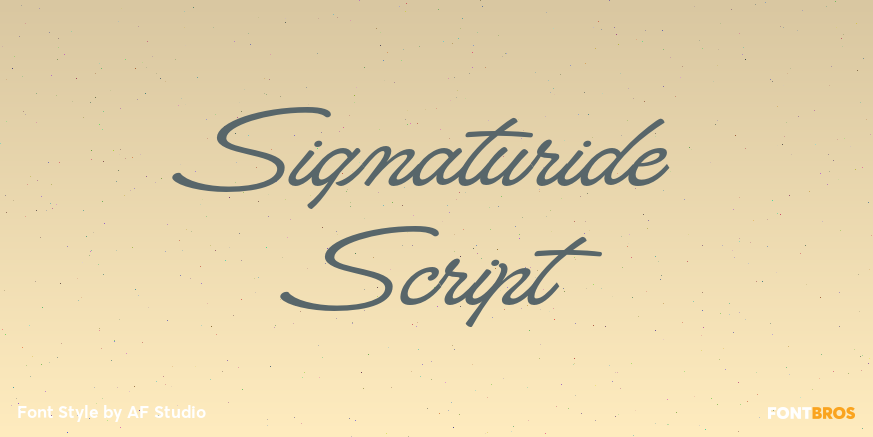 Signaturide Script Poster