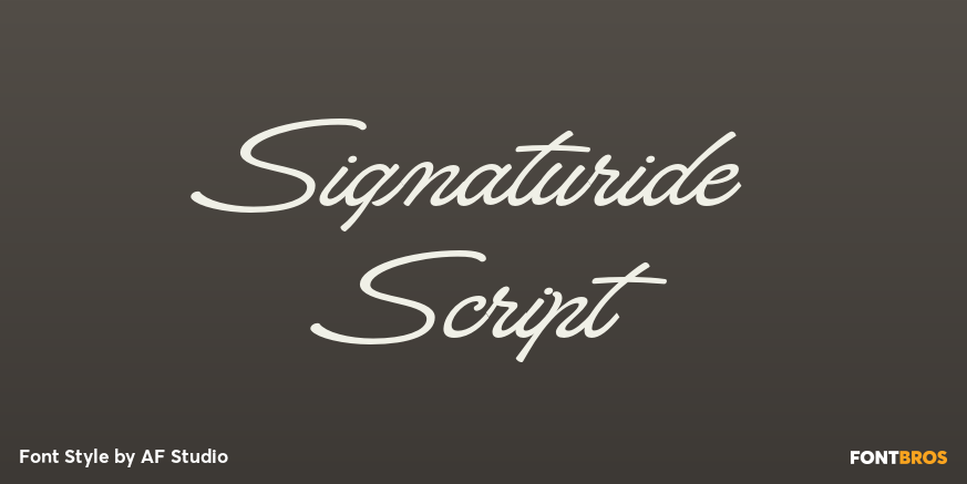 Signaturide Script Poster
