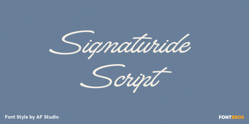 Signaturide Script Poster