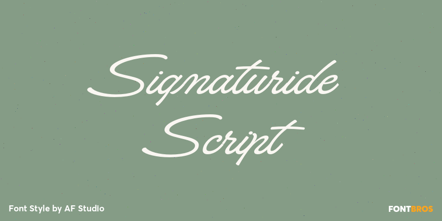 Signaturide Script Poster