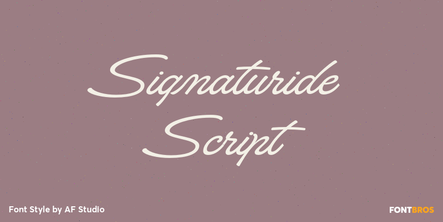 Signaturide Script Poster
