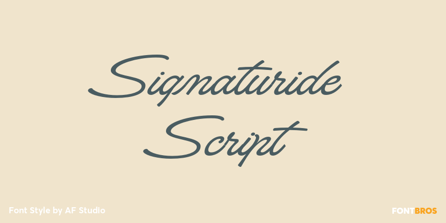 Signaturide Script Poster