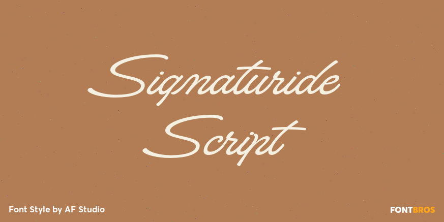 Signaturide Script Poster