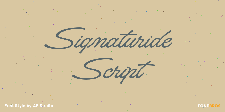 Signaturide Script Poster