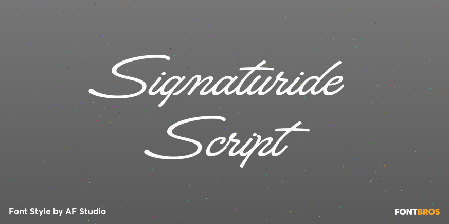 Signaturide Script Poster