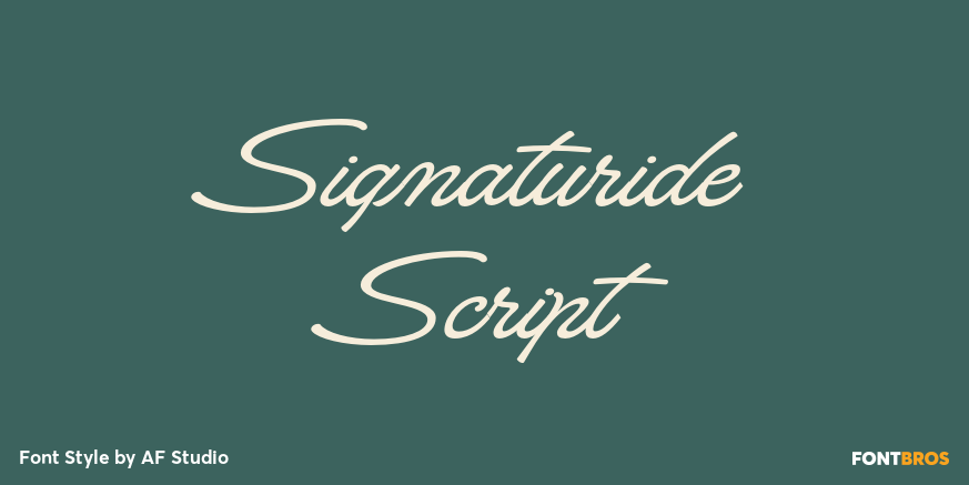 Signaturide Script Poster