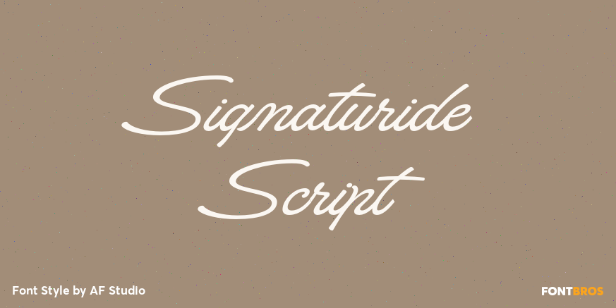 Signaturide Script Poster